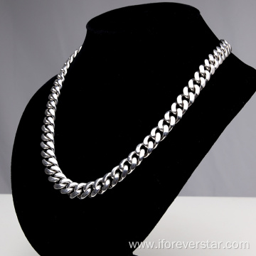 Hot Style 12mm Cuba Hip Hop Jewelry Necklace